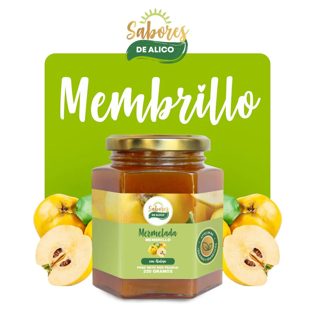Mermelada de Membrillo con Alulosa 220gr
