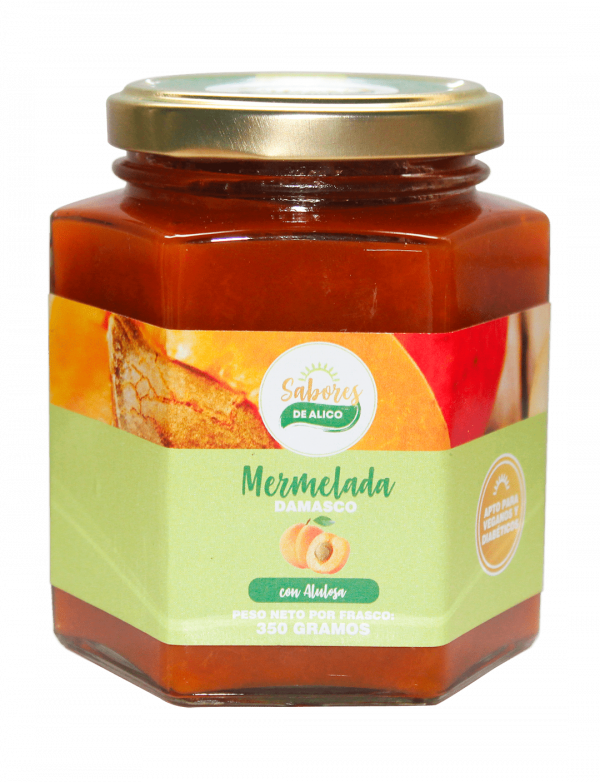 Mermelada  Damasco con Alulosa 350gr - Imagen 2
