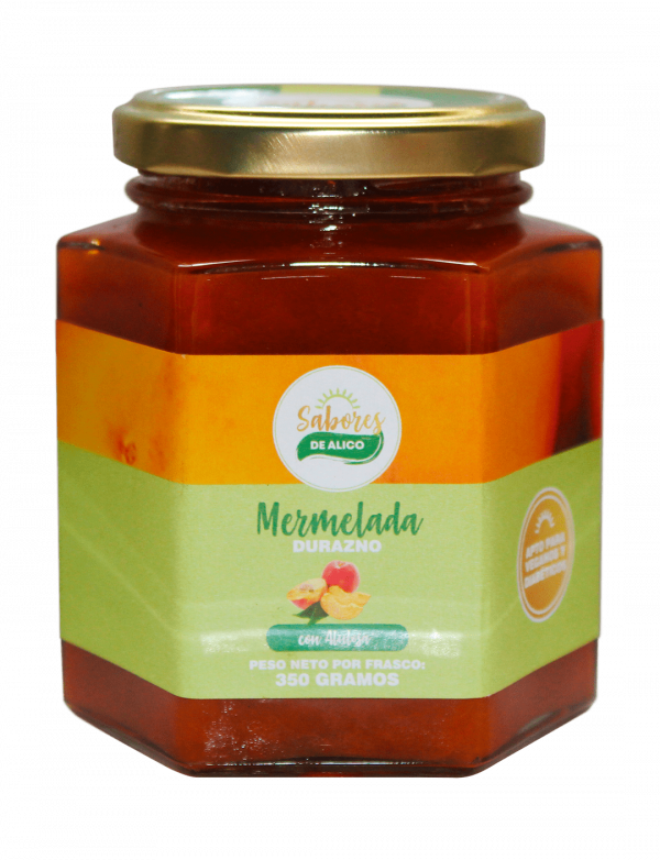 Mermelada  Durazno con Alulosa 220gr - Imagen 2
