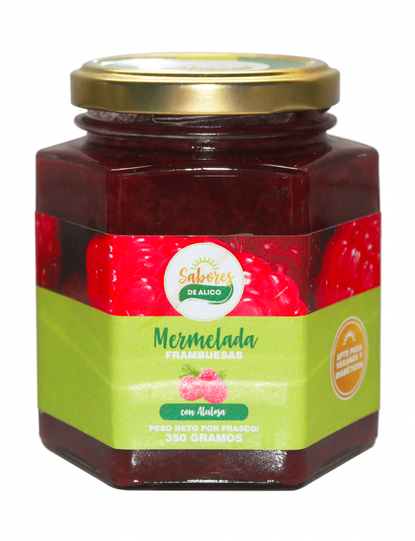 Mermelada  Frambuesa con Alulosa 220gr - Imagen 2