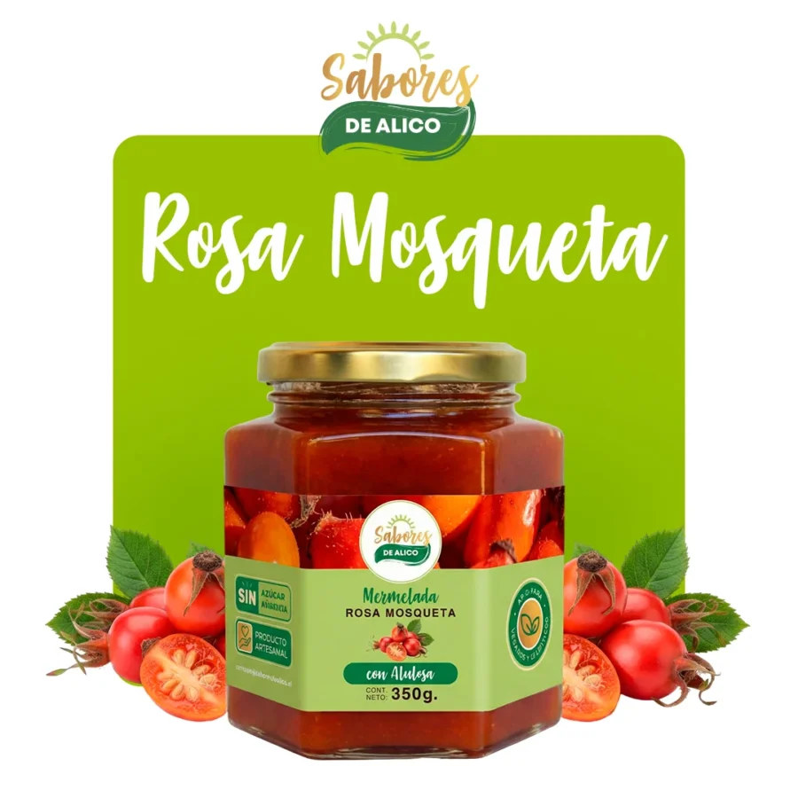 Mermelada de Rosa Mosqueta con Alulosa 350gr — Sabores de Alico