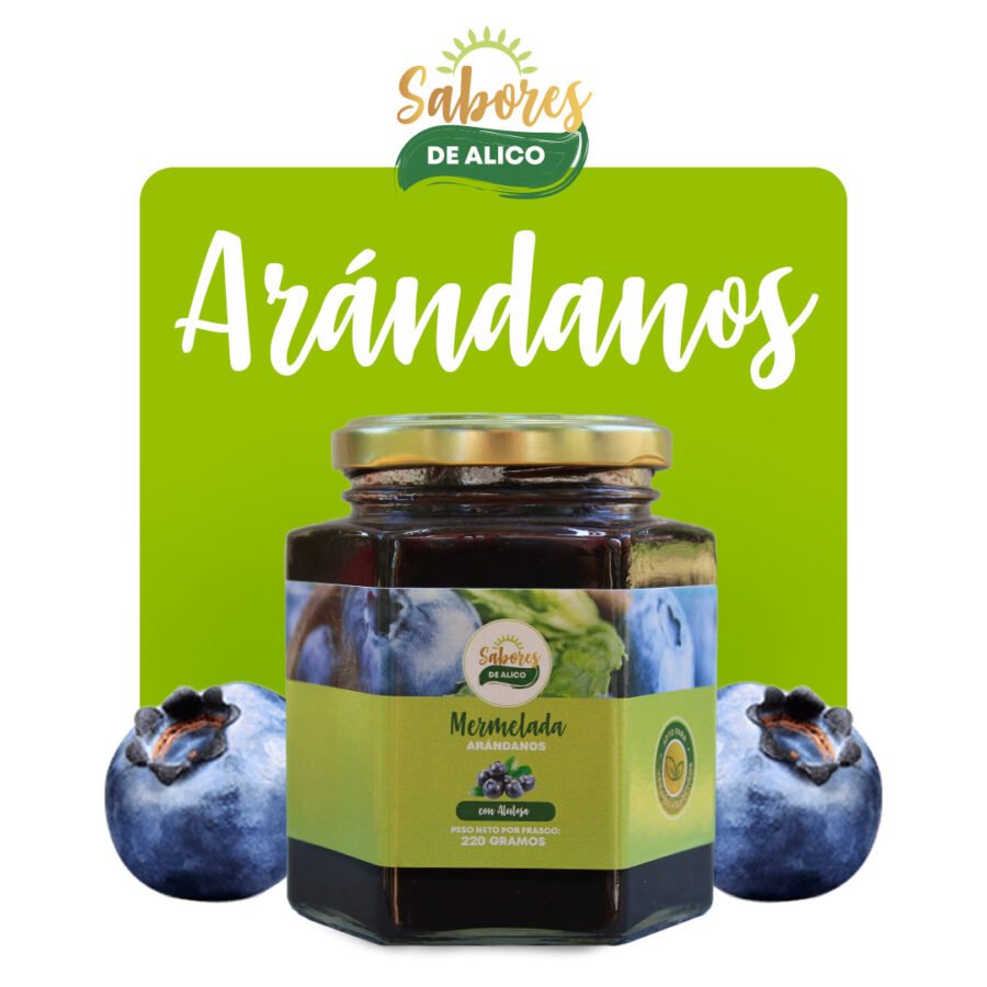 Mermelada de Arándano con Alulosa 220gr — Sabores de Alico