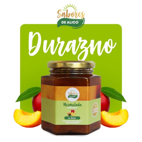 Mermelada  Durazno con Alulosa 220gr