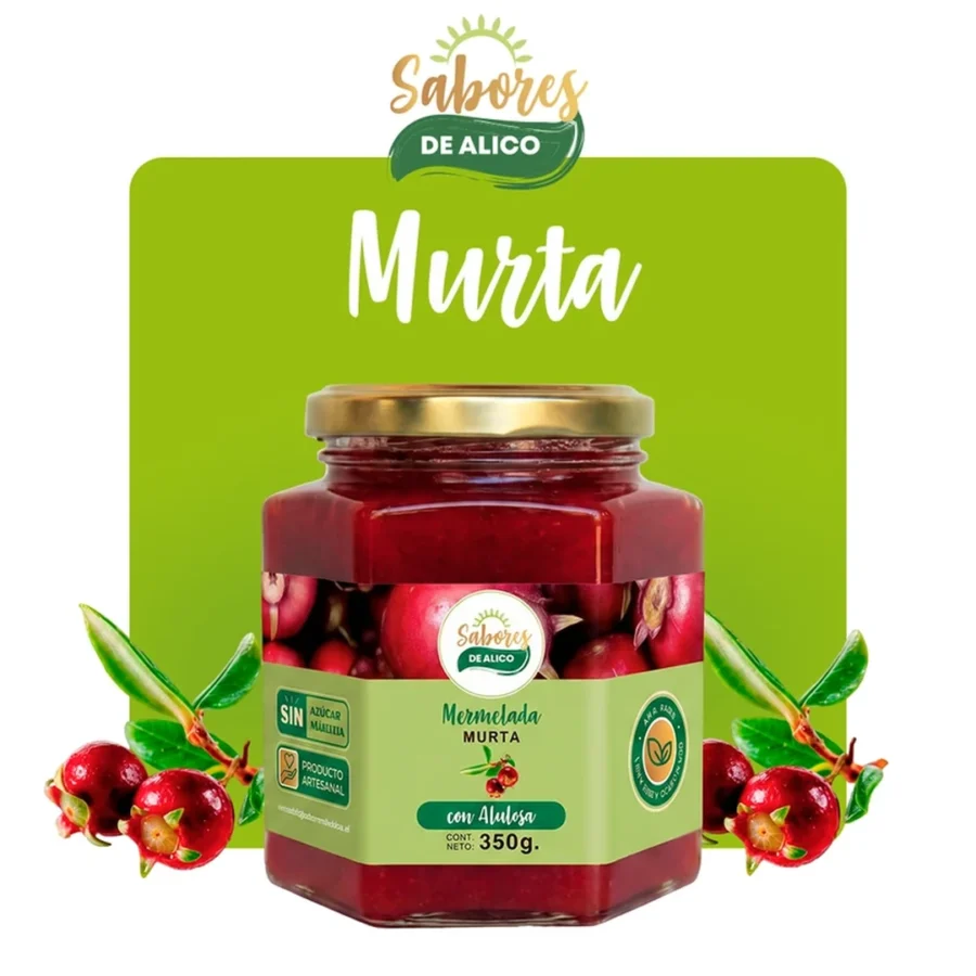 Mermelada de murta con alulosa 350 gramos Sabores de Alico